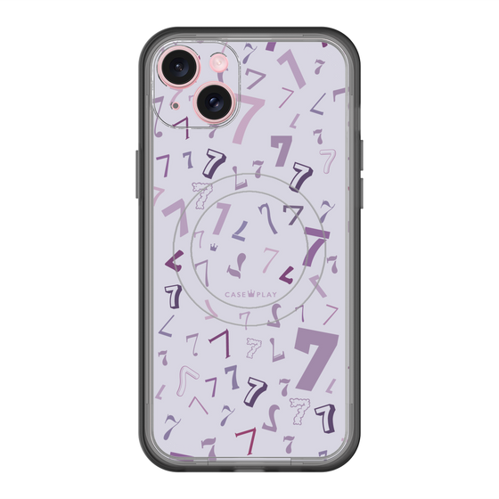 スリムプロテクションプレミアムケース with MagSafe［ Puple 7 - パープル・セブン ］