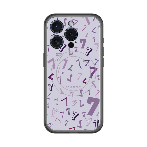 スリムプロテクションプレミアムケース with MagSafe［ Puple 7 - パープル・セブン ］