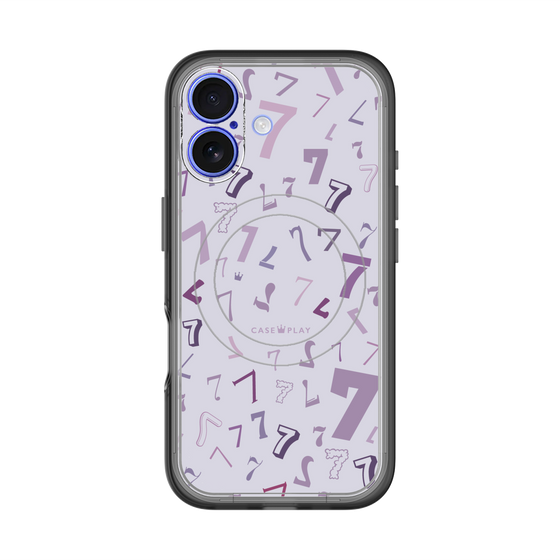 スリムプロテクションプレミアムケース with MagSafe［ Puple 7 - パープル・セブン ］