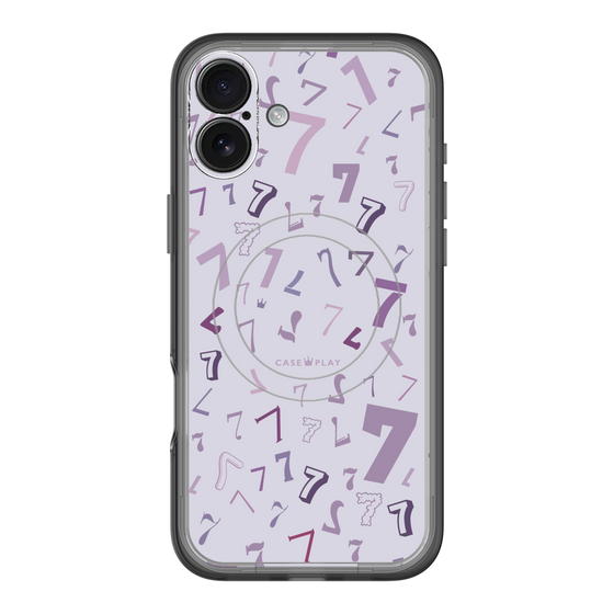 スリムプロテクションプレミアムケース with MagSafe［ Puple 7 - パープル・セブン ］