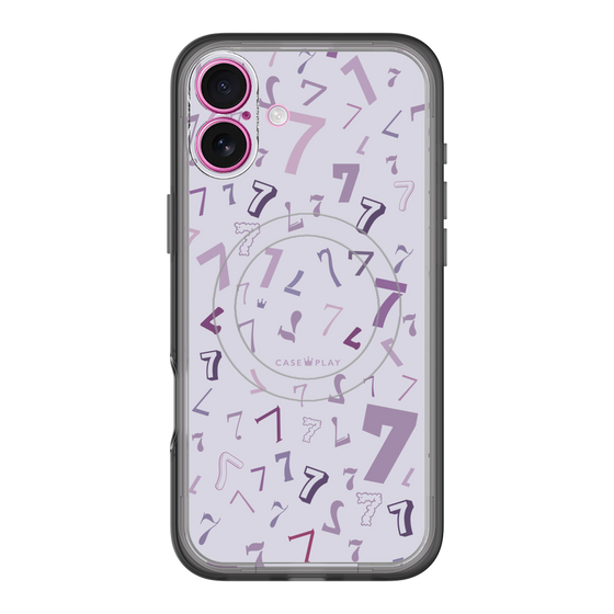スリムプロテクションプレミアムケース with MagSafe［ Puple 7 - パープル・セブン ］