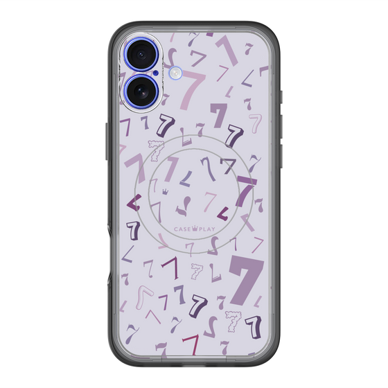 スリムプロテクションプレミアムケース with MagSafe［ Puple 7 - パープル・セブン ］