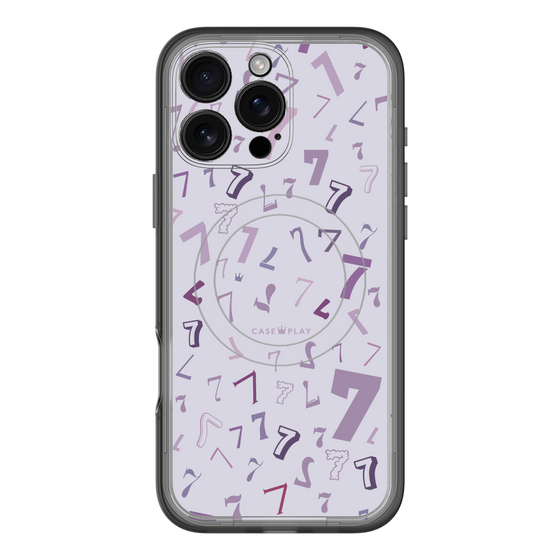 スリムプロテクションプレミアムケース with MagSafe［ Puple 7 - パープル・セブン ］