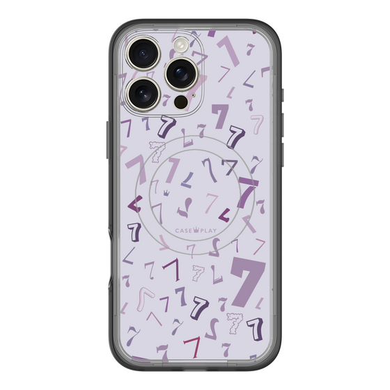スリムプロテクションプレミアムケース with MagSafe［ Puple 7 - パープル・セブン ］