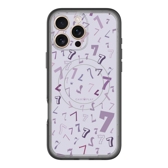 スリムプロテクションプレミアムケース with MagSafe［ Puple 7 - パープル・セブン ］