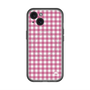 スリムプロテクションプレミアムケース with MagSafe［ Checkered Pink - ギンガムチェック ピンク ］