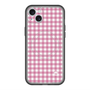 スリムプロテクションプレミアムケース with MagSafe［ Checkered Pink - ギンガムチェック ピンク ］