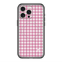 スリムプロテクションプレミアムケース with MagSafe［ Checkered Pink - ギンガムチェック ピンク ］