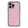 スリムプロテクションプレミアムケース with MagSafe［ Checkered Pink - ギンガムチェック ピンク ］
