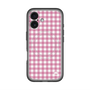スリムプロテクションプレミアムケース with MagSafe［ Checkered Pink - ギンガムチェック ピンク ］