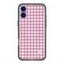 スリムプロテクションプレミアムケース with MagSafe［ Checkered Pink - ギンガムチェック ピンク ］