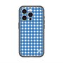 スリムプロテクションプレミアムケース with MagSafe［ Checkered Blue - ギンガムチェック ブルー ］