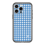 スリムプロテクションプレミアムケース with MagSafe［ Checkered Blue - ギンガムチェック ブルー ］