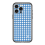 スリムプロテクションプレミアムケース with MagSafe［ Checkered Blue - ギンガムチェック ブルー ］