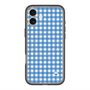 スリムプロテクションプレミアムケース with MagSafe［ Checkered Blue - ギンガムチェック ブルー ］