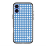 スリムプロテクションプレミアムケース with MagSafe［ Checkered Blue - ギンガムチェック ブルー ］