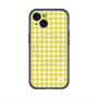 スリムプロテクションプレミアムケース with MagSafe［ Checkered Yellow - ギンガムチェック イエロー ］