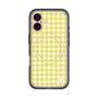スリムプロテクションプレミアムケース with MagSafe［ Checkered Yellow - ギンガムチェック イエロー ］