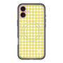 スリムプロテクションプレミアムケース with MagSafe［ Checkered Yellow - ギンガムチェック イエロー ］