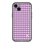 スリムプロテクションプレミアムケース with MagSafe［ Checkered Purple - ギンガムチェック パープル ］