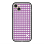 スリムプロテクションプレミアムケース with MagSafe［ Checkered Purple - ギンガムチェック パープル ］