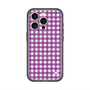 スリムプロテクションプレミアムケース with MagSafe［ Checkered Purple - ギンガムチェック パープル ］