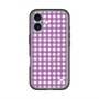 スリムプロテクションプレミアムケース with MagSafe［ Checkered Purple - ギンガムチェック パープル ］