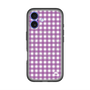 スリムプロテクションプレミアムケース with MagSafe［ Checkered Purple - ギンガムチェック パープル ］