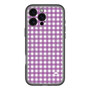 スリムプロテクションプレミアムケース with MagSafe［ Checkered Purple - ギンガムチェック パープル ］