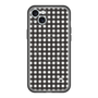 スリムプロテクションプレミアムケース with MagSafe［ Checkered Purple - ギンガムチェック ブラック ］