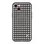 スリムプロテクションプレミアムケース with MagSafe［ Checkered Purple - ギンガムチェック ブラック ］