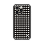 スリムプロテクションプレミアムケース with MagSafe［ Checkered Purple - ギンガムチェック ブラック ］