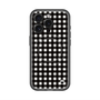 スリムプロテクションプレミアムケース with MagSafe［ Checkered Purple - ギンガムチェック ブラック ］