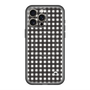 スリムプロテクションプレミアムケース with MagSafe［ Checkered Purple - ギンガムチェック ブラック ］