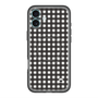 スリムプロテクションプレミアムケース with MagSafe［ Checkered Purple - ギンガムチェック ブラック ］
