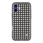 スリムプロテクションプレミアムケース with MagSafe［ Checkered Purple - ギンガムチェック ブラック ］