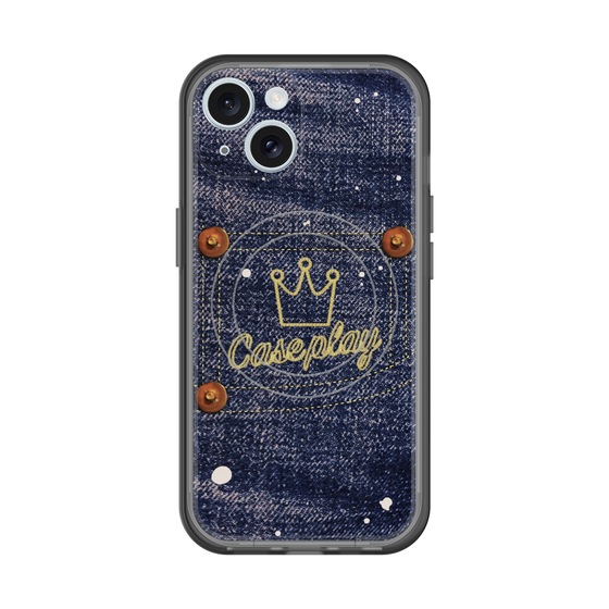 スリムプロテクションプレミアムケース with MagSafe［ Denim Used Jeans - デニム・ユーズド・ジーンズ ］