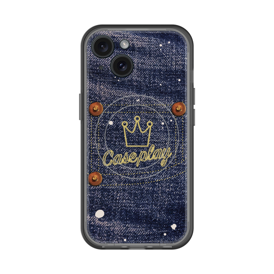スリムプロテクションプレミアムケース with MagSafe［ Denim Used Jeans - デニム・ユーズド・ジーンズ ］