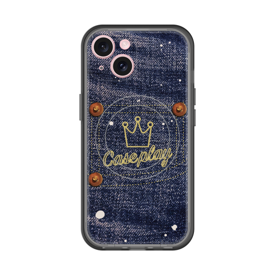 スリムプロテクションプレミアムケース with MagSafe［ Denim Used Jeans - デニム・ユーズド・ジーンズ ］