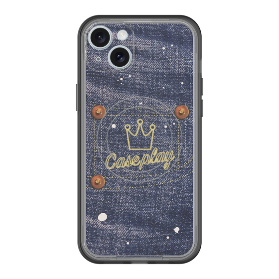 スリムプロテクションプレミアムケース with MagSafe［ Denim Used Jeans - デニム・ユーズド・ジーンズ ］
