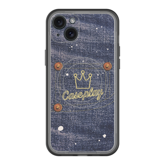 スリムプロテクションプレミアムケース with MagSafe［ Denim Used Jeans - デニム・ユーズド・ジーンズ ］