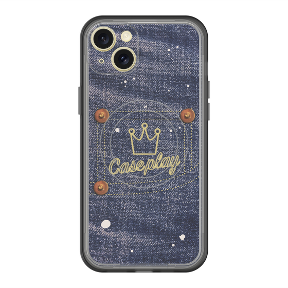 スリムプロテクションプレミアムケース with MagSafe［ Denim Used Jeans - デニム・ユーズド・ジーンズ ］