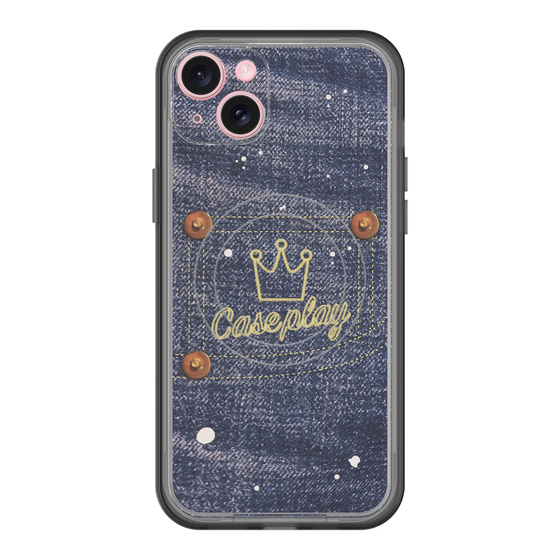 スリムプロテクションプレミアムケース with MagSafe［ Denim Used Jeans - デニム・ユーズド・ジーンズ ］