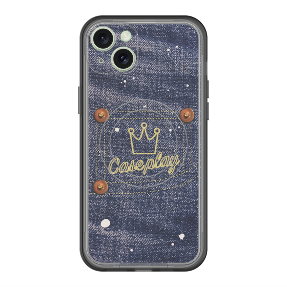 スリムプロテクションプレミアムケース with MagSafe［ Denim Used Jeans - デニム・ユーズド・ジーンズ ］