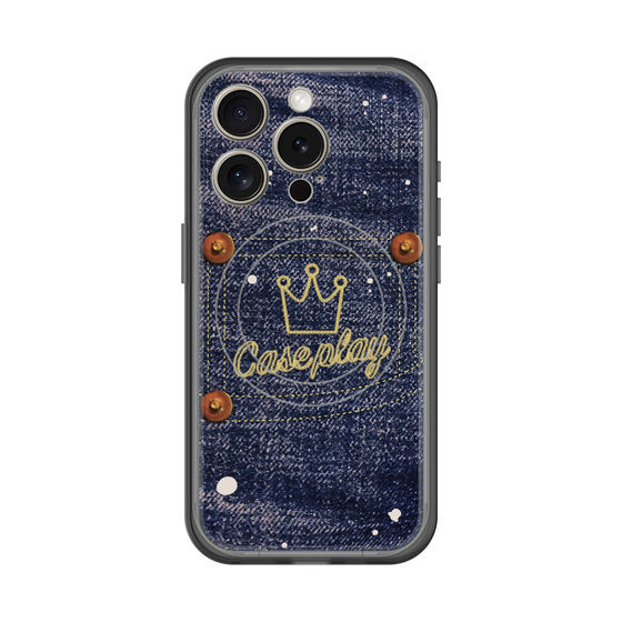 スリムプロテクションプレミアムケース with MagSafe［ Denim Used Jeans - デニム・ユーズド・ジーンズ ］
