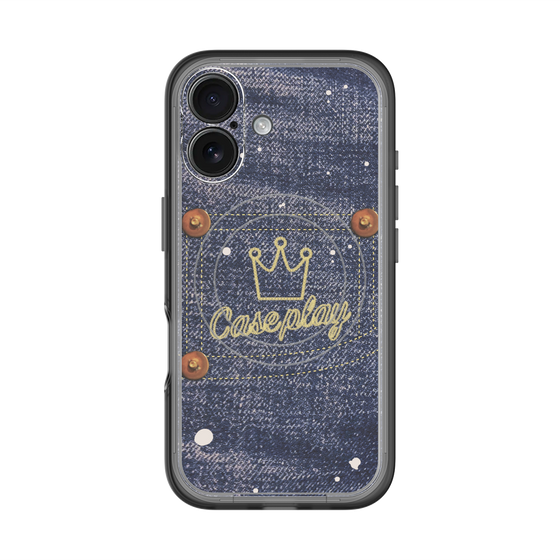 スリムプロテクションプレミアムケース with MagSafe［ Denim Used Jeans - デニム・ユーズド・ジーンズ ］