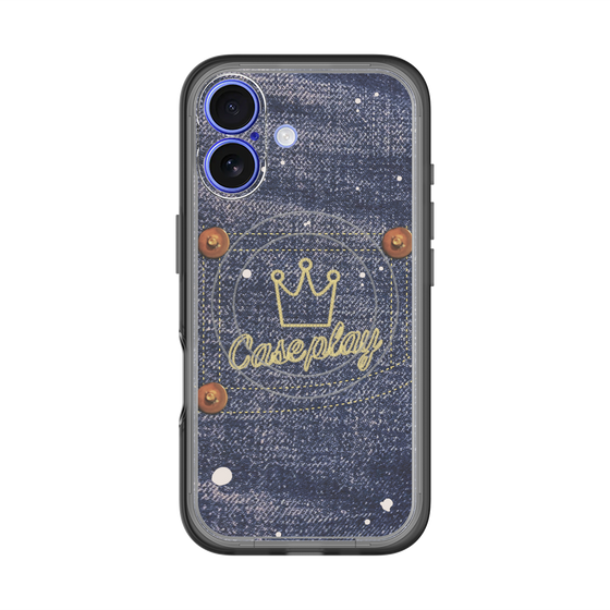 スリムプロテクションプレミアムケース with MagSafe［ Denim Used Jeans - デニム・ユーズド・ジーンズ ］