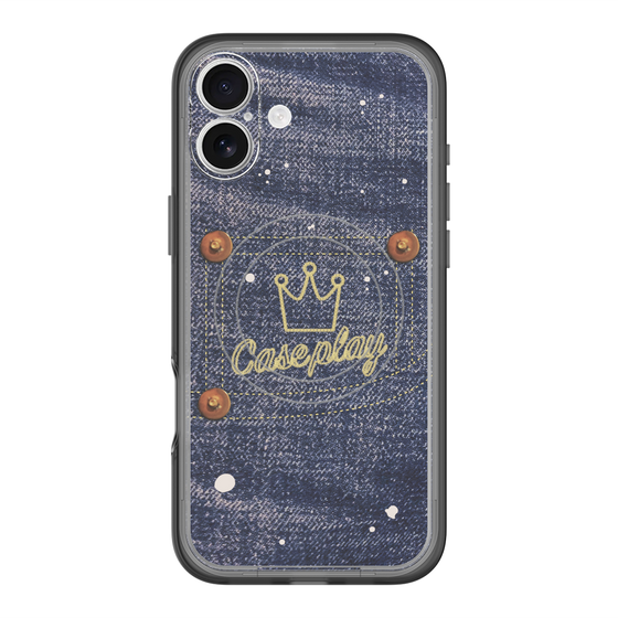 スリムプロテクションプレミアムケース with MagSafe［ Denim Used Jeans - デニム・ユーズド・ジーンズ ］