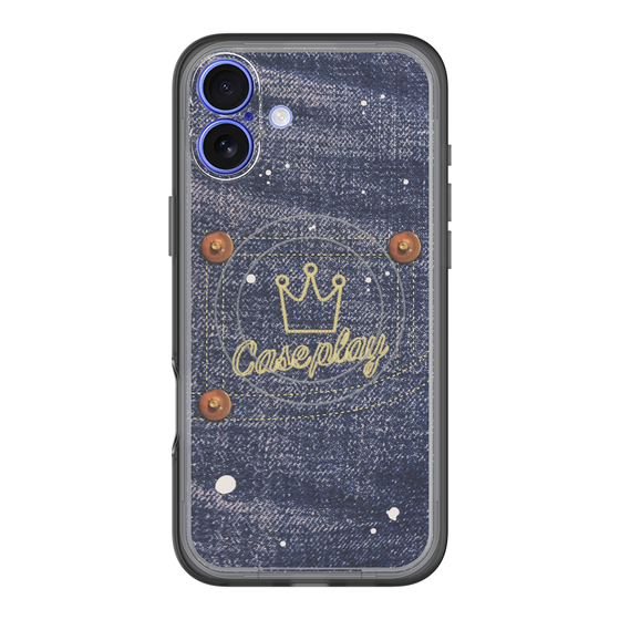 スリムプロテクションプレミアムケース with MagSafe［ Denim Used Jeans - デニム・ユーズド・ジーンズ ］