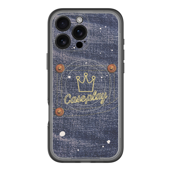 スリムプロテクションプレミアムケース with MagSafe［ Denim Used Jeans - デニム・ユーズド・ジーンズ ］